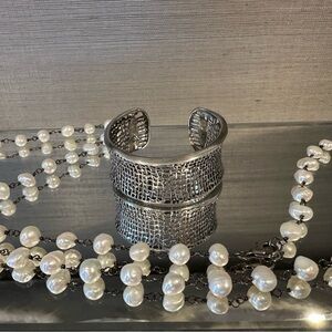 Silpada Intricate Silver Cuff Bracelet